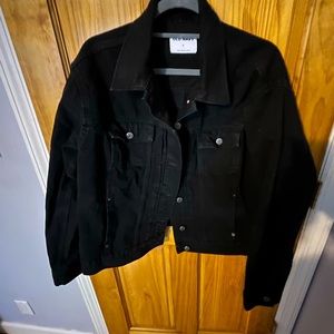 Old Navy Black jean jacket in size xl